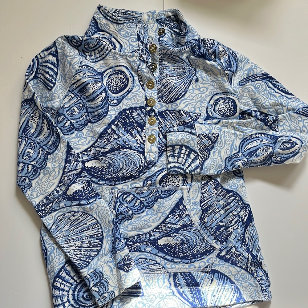 Lilly Pulitzer popover pullover— cozy up, buttercup!